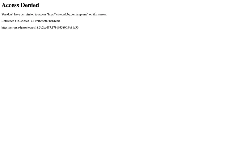 Preview of Adobe Express