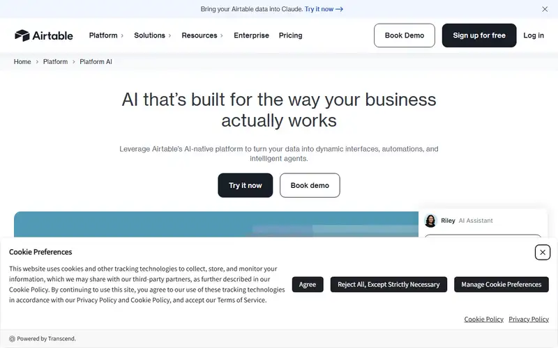 Preview of Airtable AI