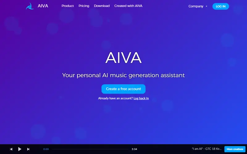 AIVA 미리보기