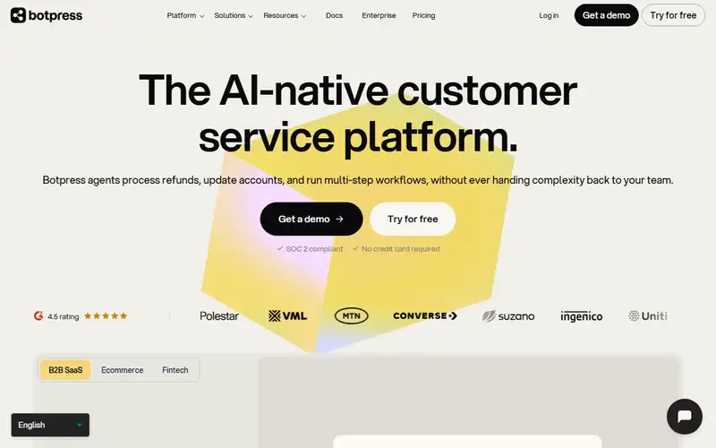 Preview of Botpress