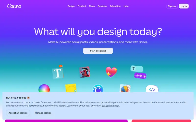 Preview of Canva AI