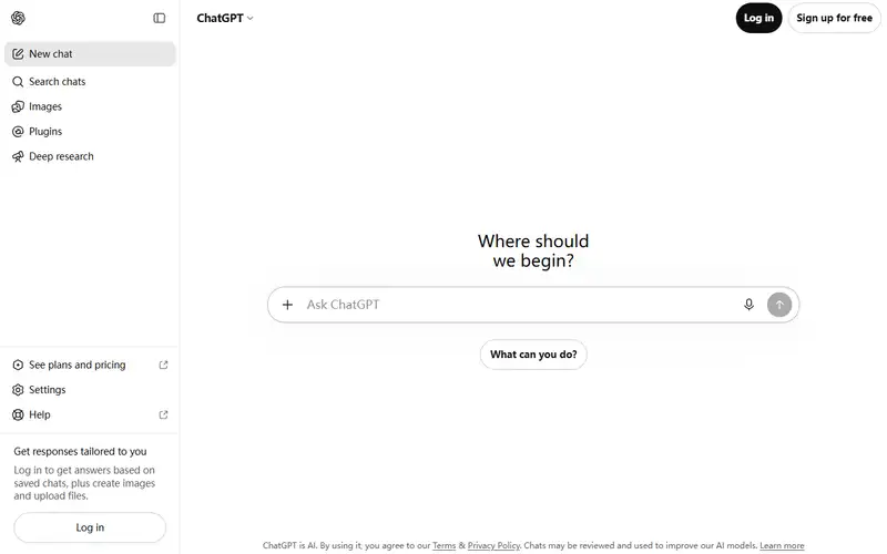 Preview of ChatGPT
