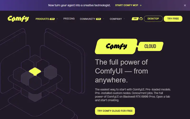 Preview of Comfy Cloud