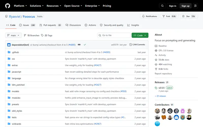 Preview of Fooocus