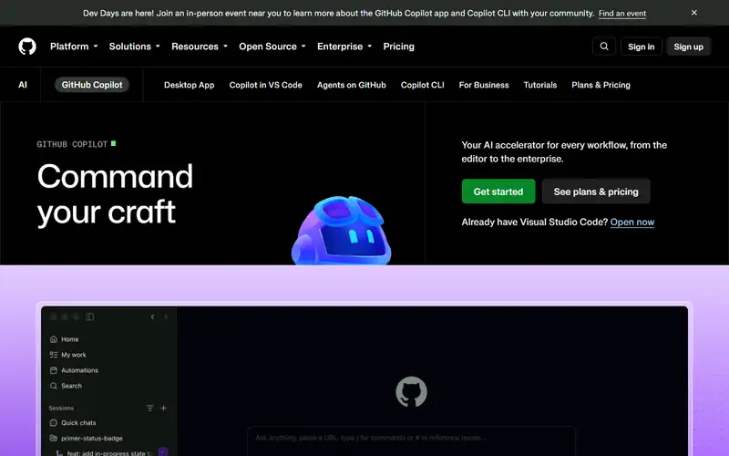 Preview of GitHub Copilot
