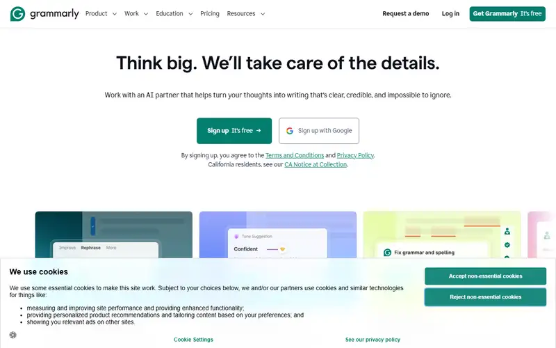 Preview of Grammarly