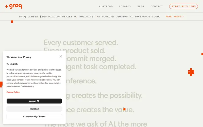 Preview of Groq