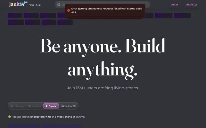 Preview of Janitor AI