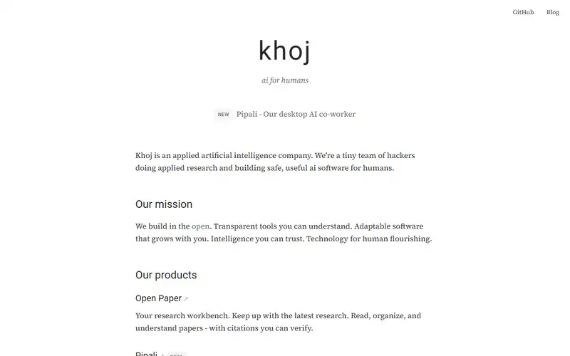 Preview of Khoj