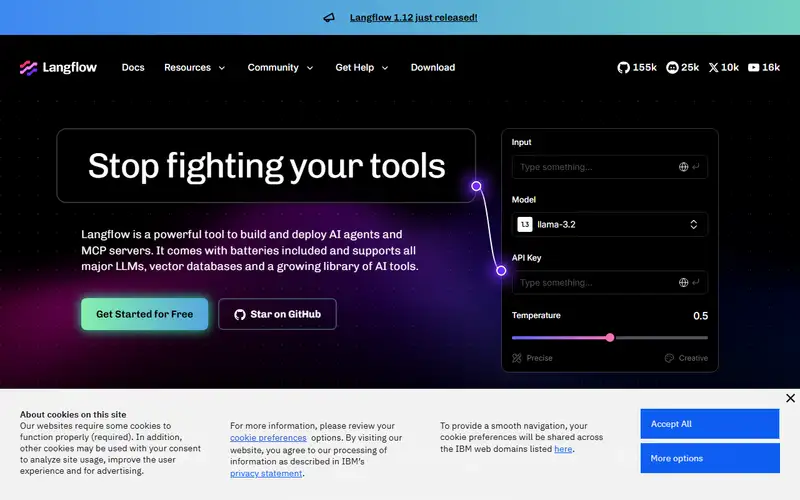 Preview of Langflow