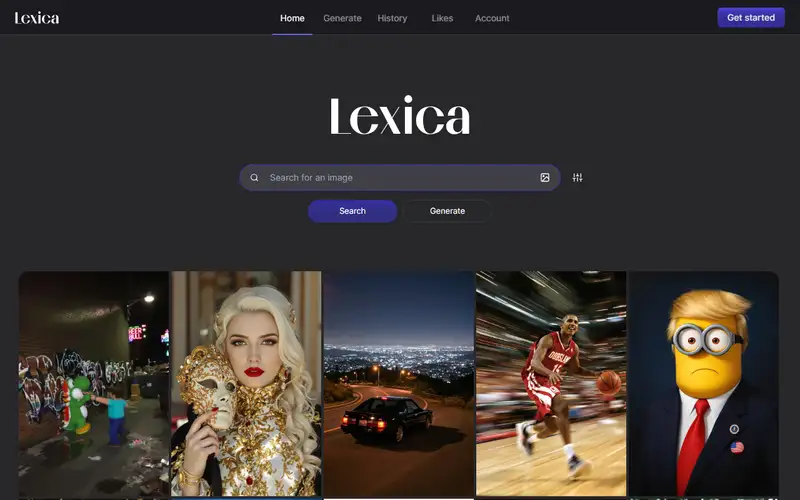Lexica 미리보기