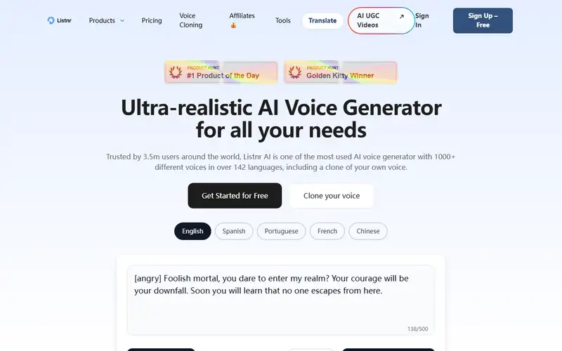 Preview of Listnr