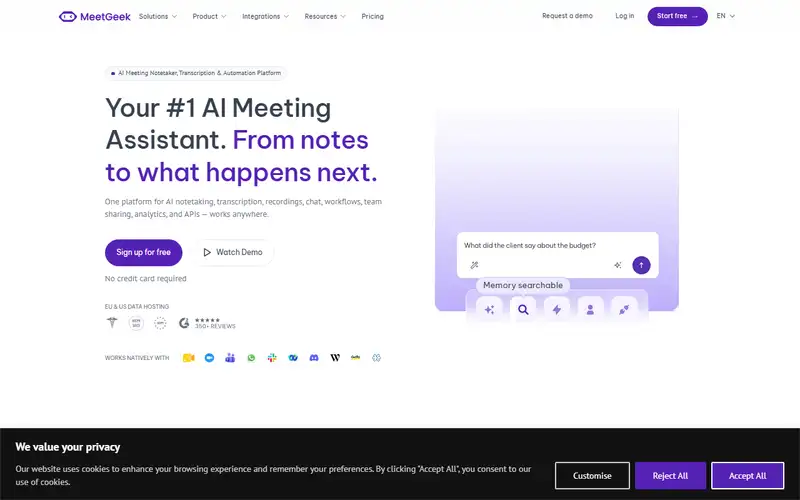 Preview of MeetGeek