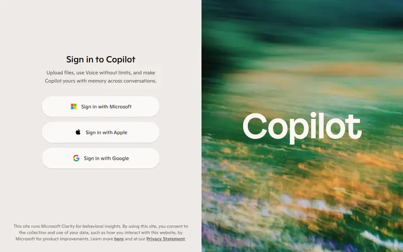 Microsoft Copilot のプレビュー