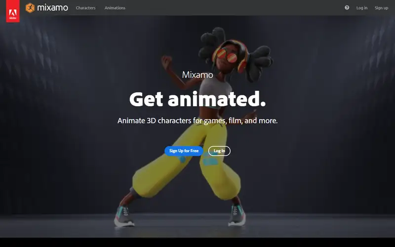 Preview of Mixamo
