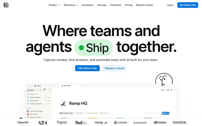 Preview of Notion AI