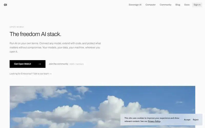 Preview of Open WebUI
