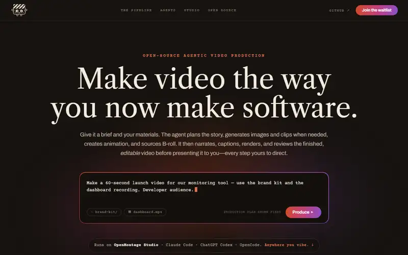 Preview of OpenMontage