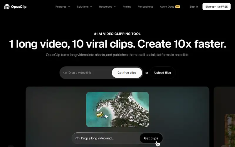 Preview of OpusClip