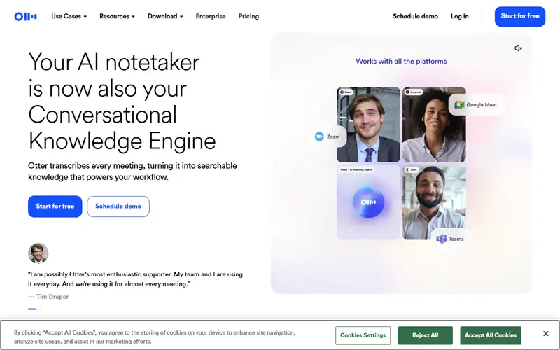 Preview of Otter.ai