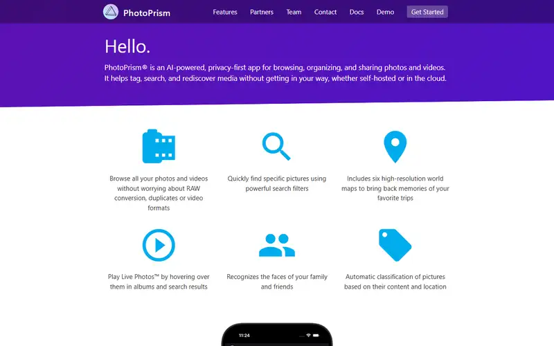 Preview of PhotoPrism