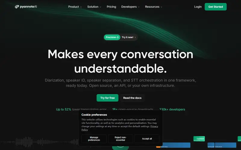Preview of pyannote