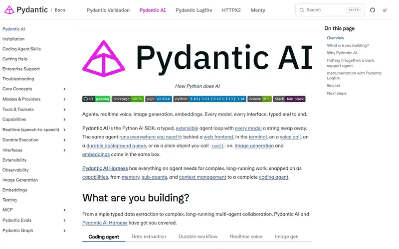 Preview of PydanticAI