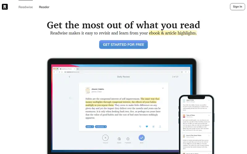 Preview of Readwise