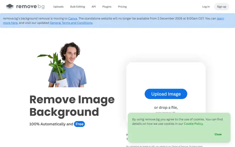 Preview of remove.bg