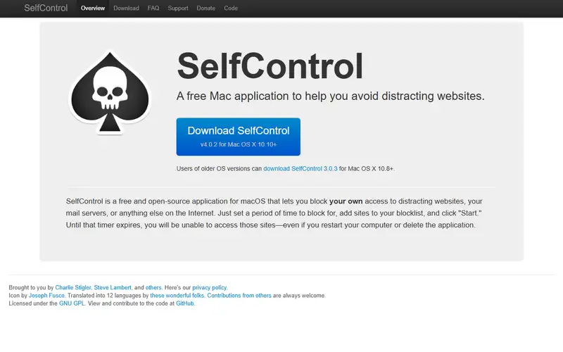 Preview of SelfControl