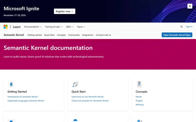 Preview of Semantic Kernel