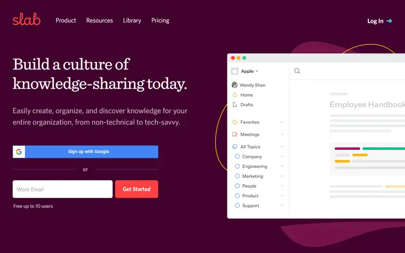 Preview of Slab AI