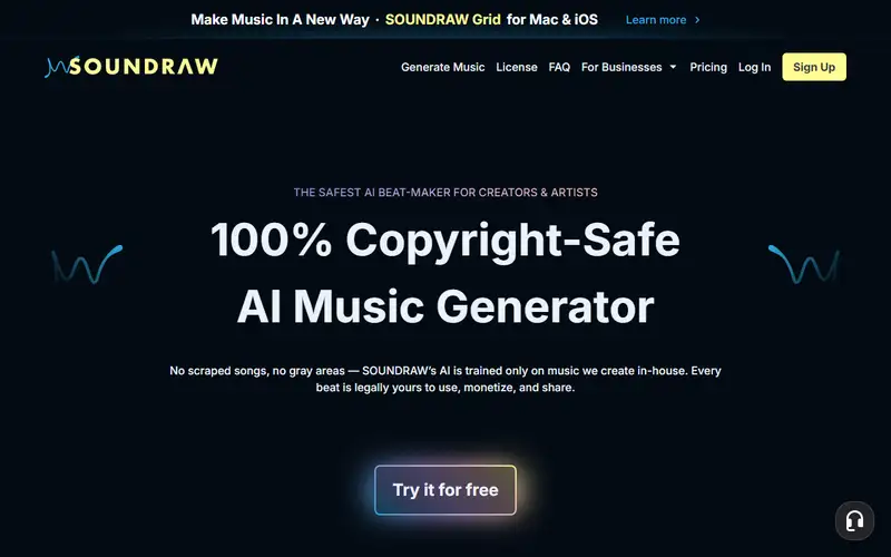 Preview of Soundraw