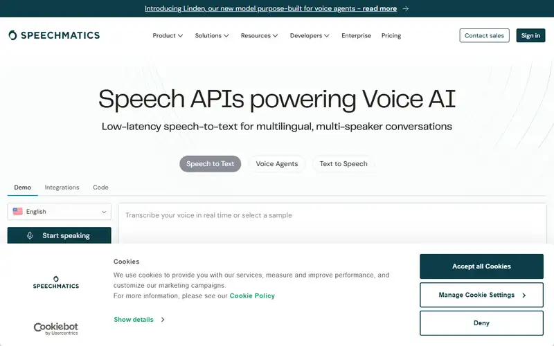 Preview of Speechmatics