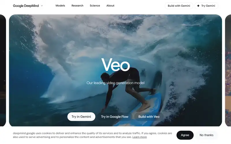 Veo 3 的产品预览