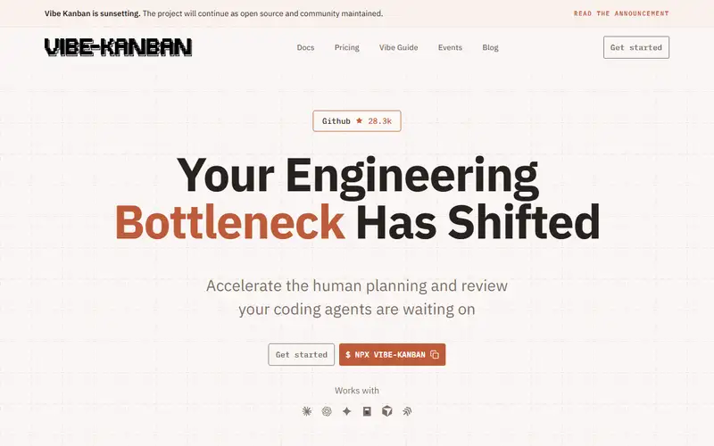 Preview of Vibe Kanban