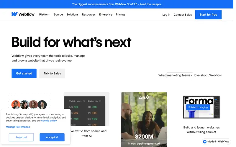 Webflow 미리보기
