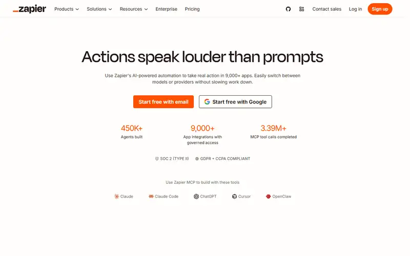 Preview of Zapier